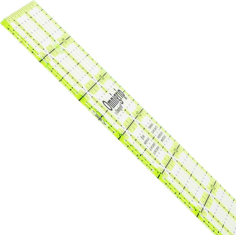 Omnigrid Omnigrip Non-Slip Ruler, 3-½" x 3-½", Green for Quilting and Sewing - Image 2